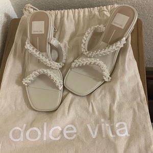 Brand new (never worn) Dolce Vita pearl heels size 6.5